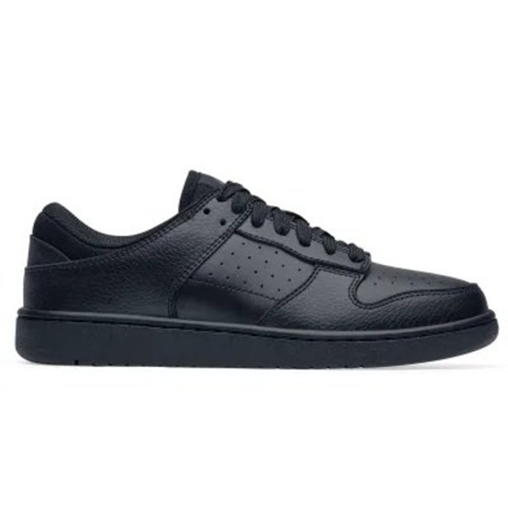 Shoes For Crews Greer Black Leather Slip Resistant Work Shoes 42425 Womens 10